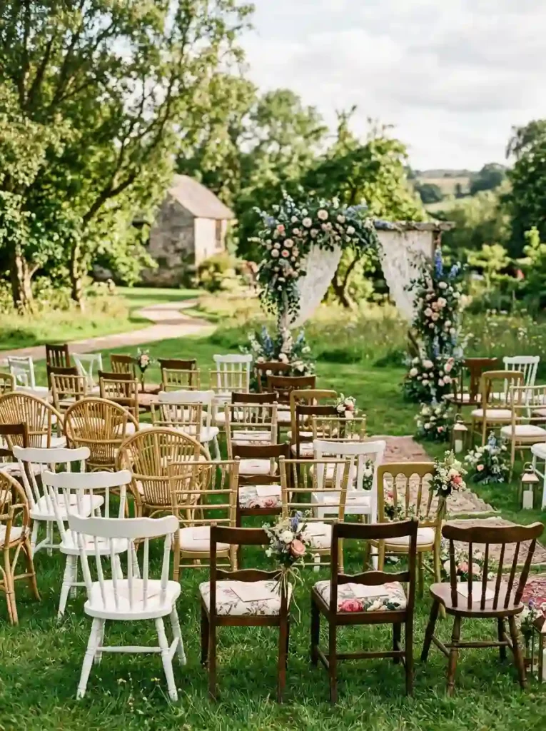 Mismatched Vintage Chair Collection