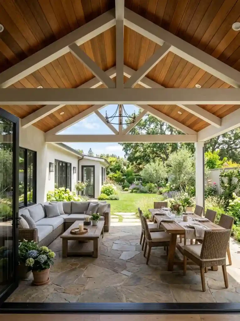 Classic Gable Roof Patio Extension