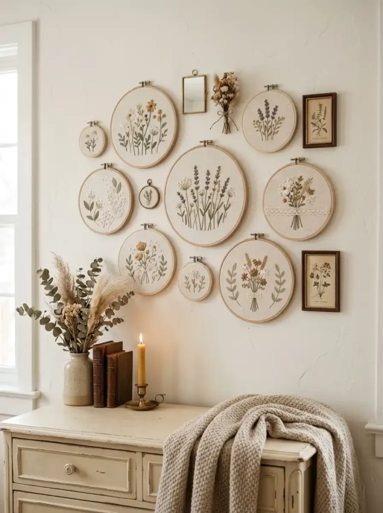 Embroidery Hoop Wall Gallery