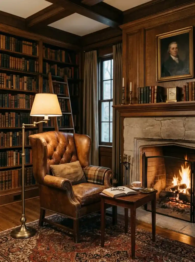 Leather Reading Chair