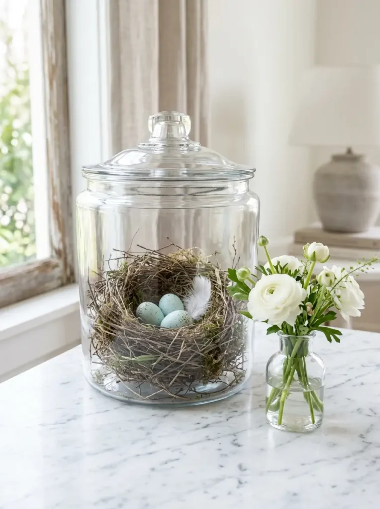 Apothecary Jar Nest Display