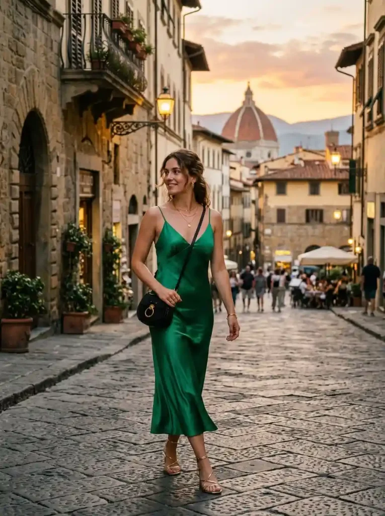 7.Satin Slip Dress