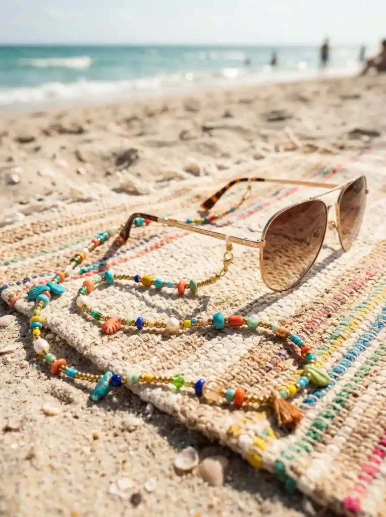 Beaded Sunglasses Chain