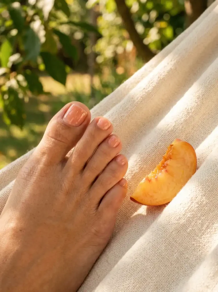 Glazed Peach Toes