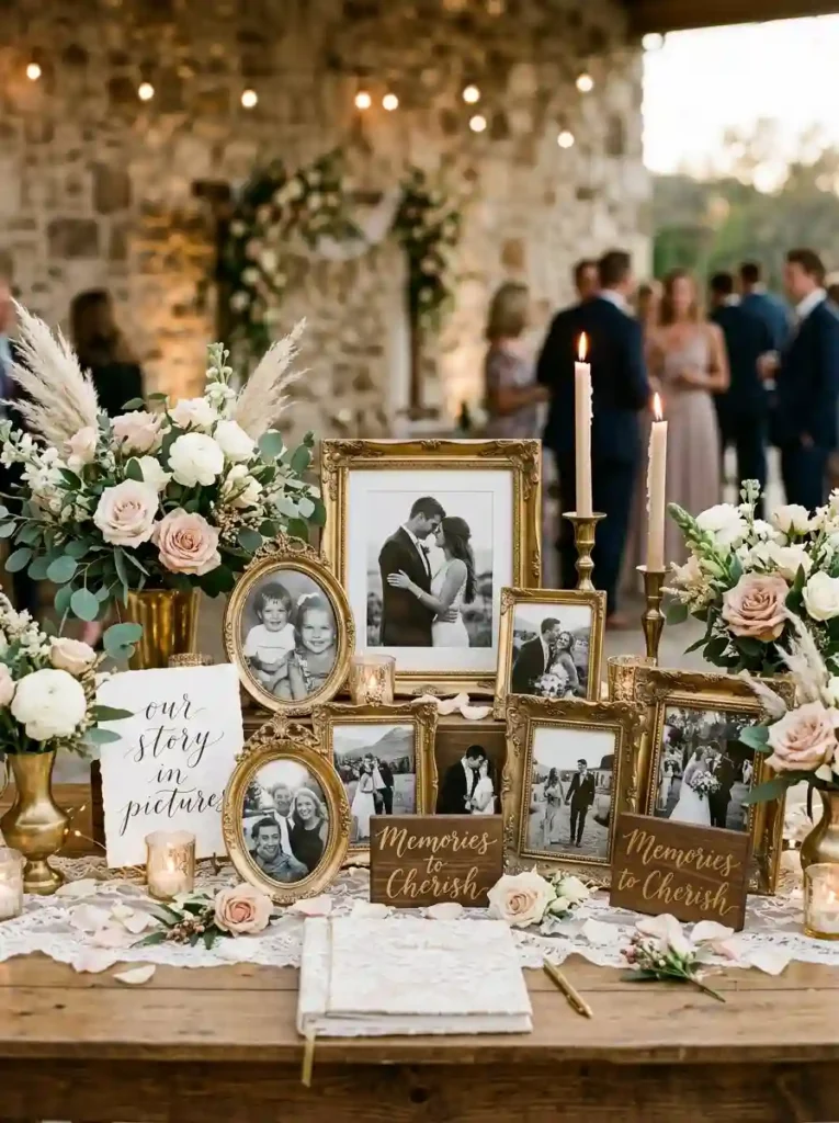 Vintage Frame Photo Display