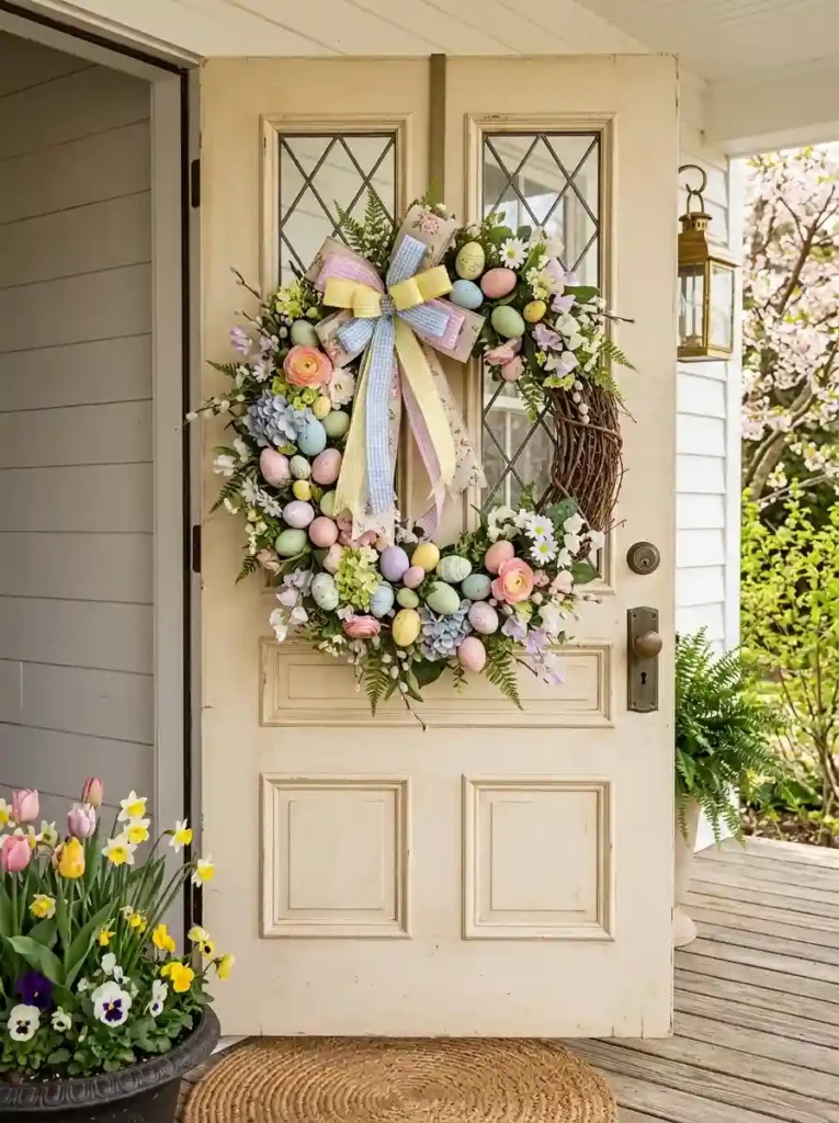 Easter Egg Wreath