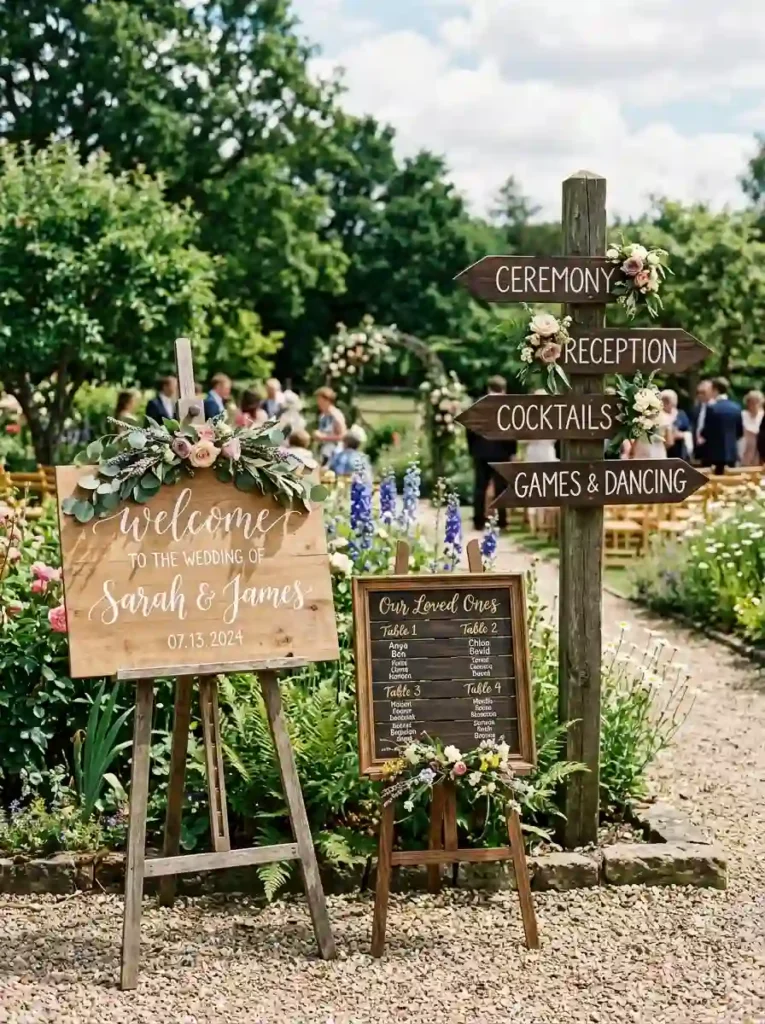 .Wooden Sign Collection
