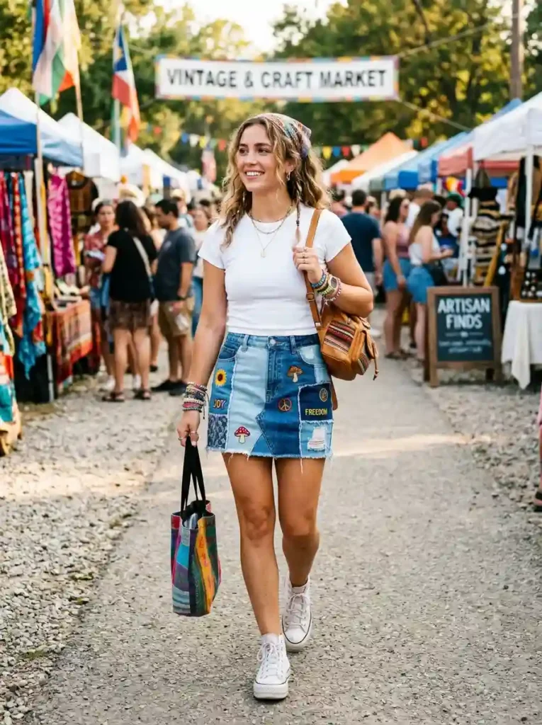 Mint Green Slip Dress + White Sneakers