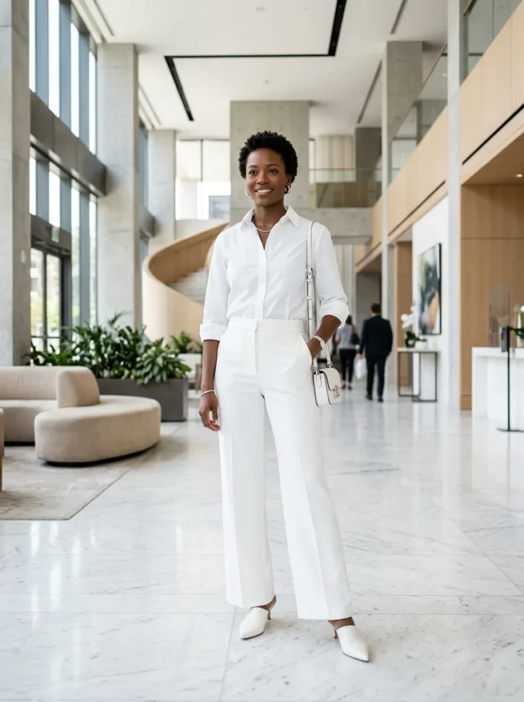 The All-White Minimalist Statement