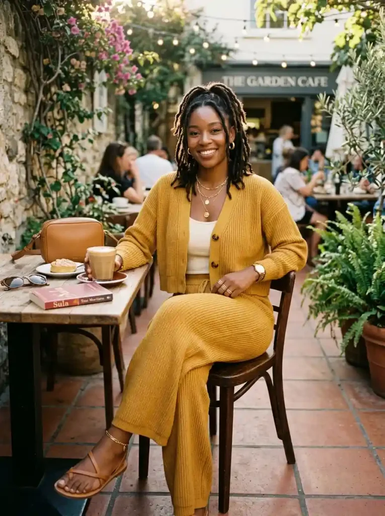 The Mustard Knit Co-Ord Set