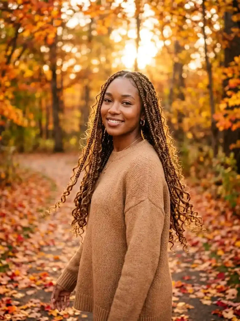 Boho Knotless Braids