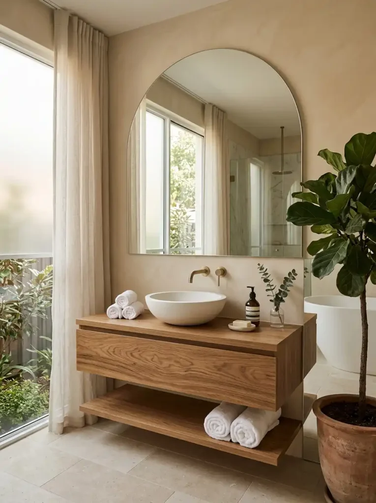 Minimalist Spa Bathroom