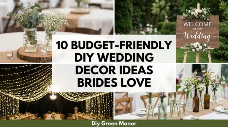 10 Budget-Friendly DIY Wedding Decor Ideas Brides Love
