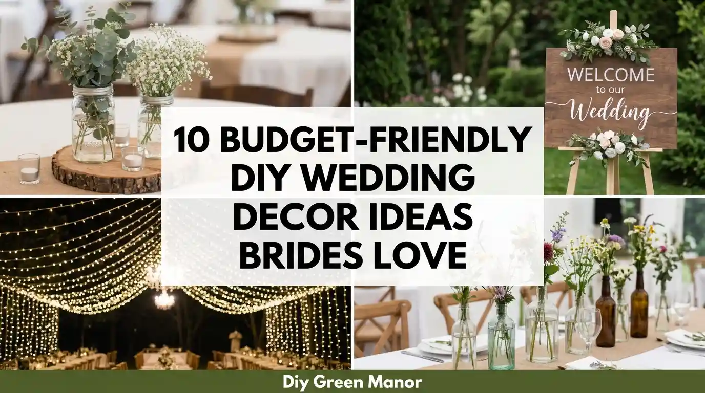 10 Budget-Friendly DIY Wedding Decor Ideas Brides Love