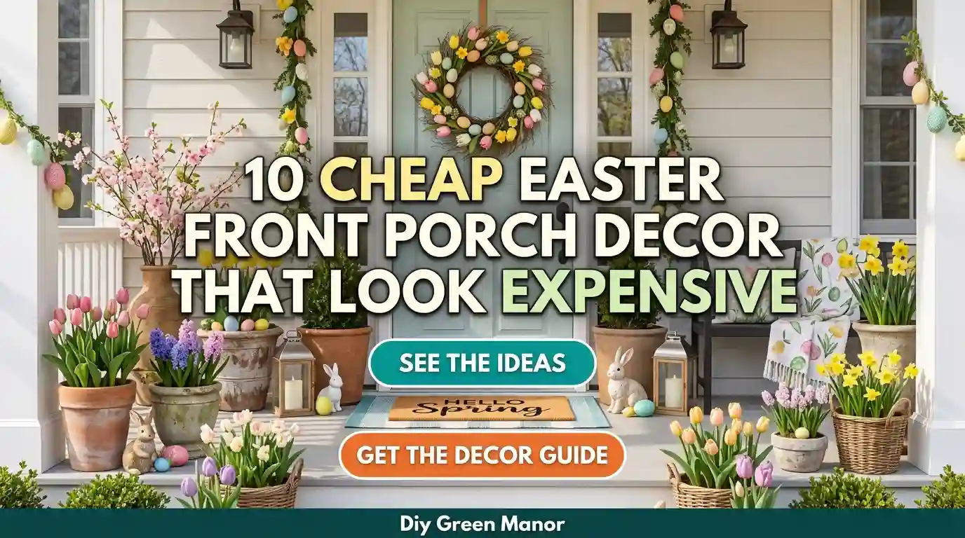 10 Cheap Easter Front Porch Decor Ideas That Look Expensive