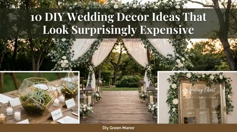 10 DIY Wedding Decor Ideas That Look Surprisingly Expensive