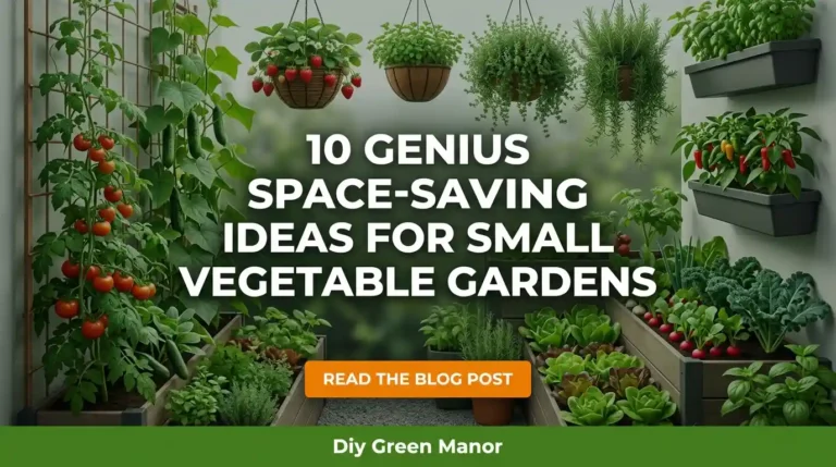 10 Genius Space-Saving Ideas for Small Vegetable Gardens