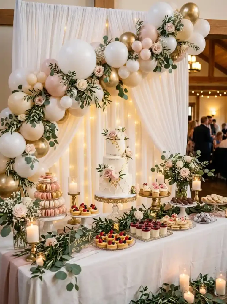 DIY Dessert Table Backdrop