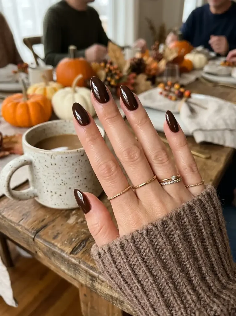 Espresso Gloss Nails