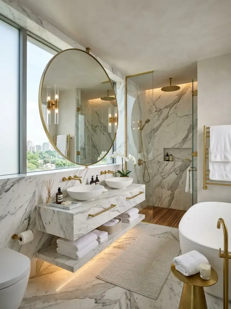  Luxury Hotel-Inspired Bathroom
