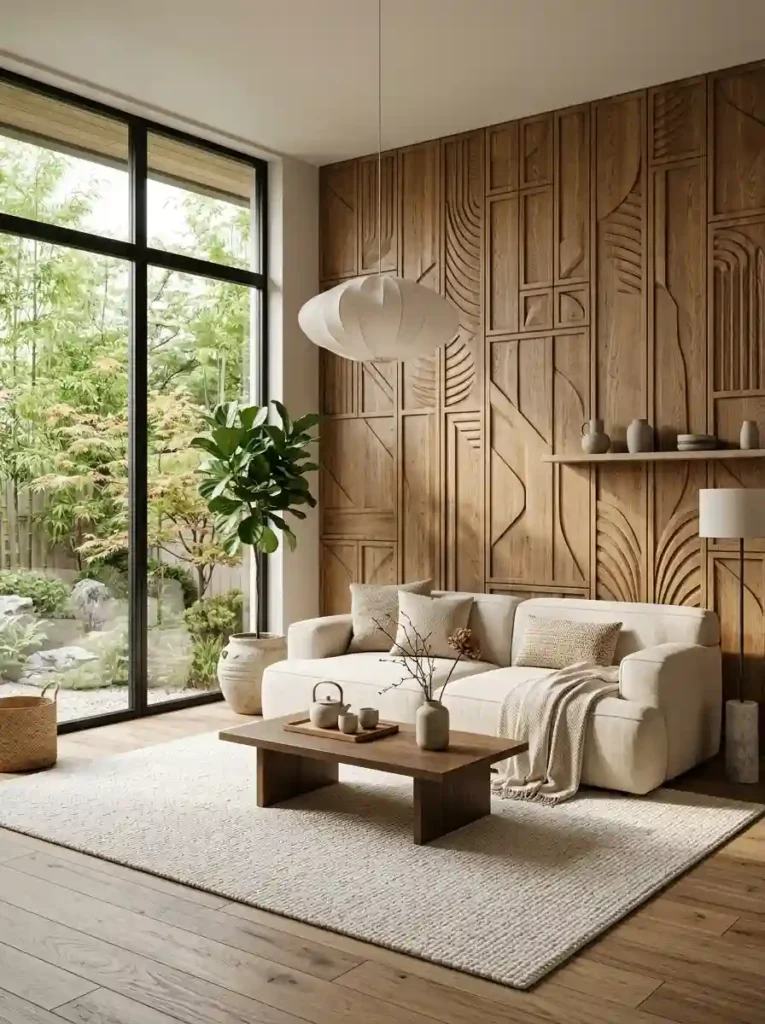 Soft Earth-Tone Gallery Wall