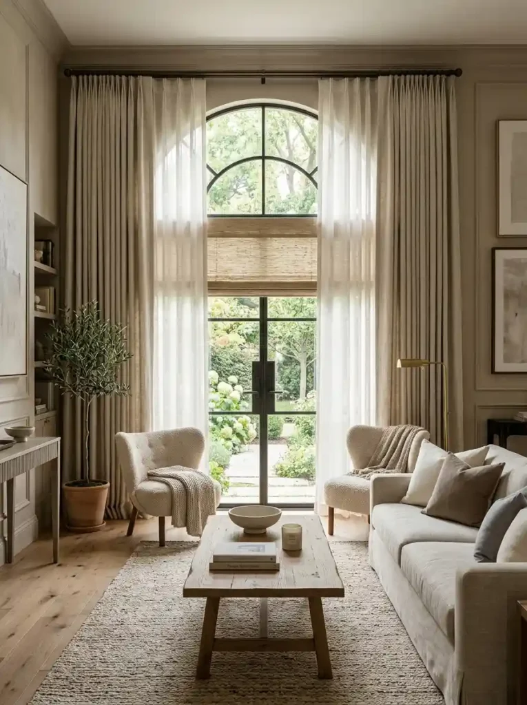  Custom Layered Window Treatments