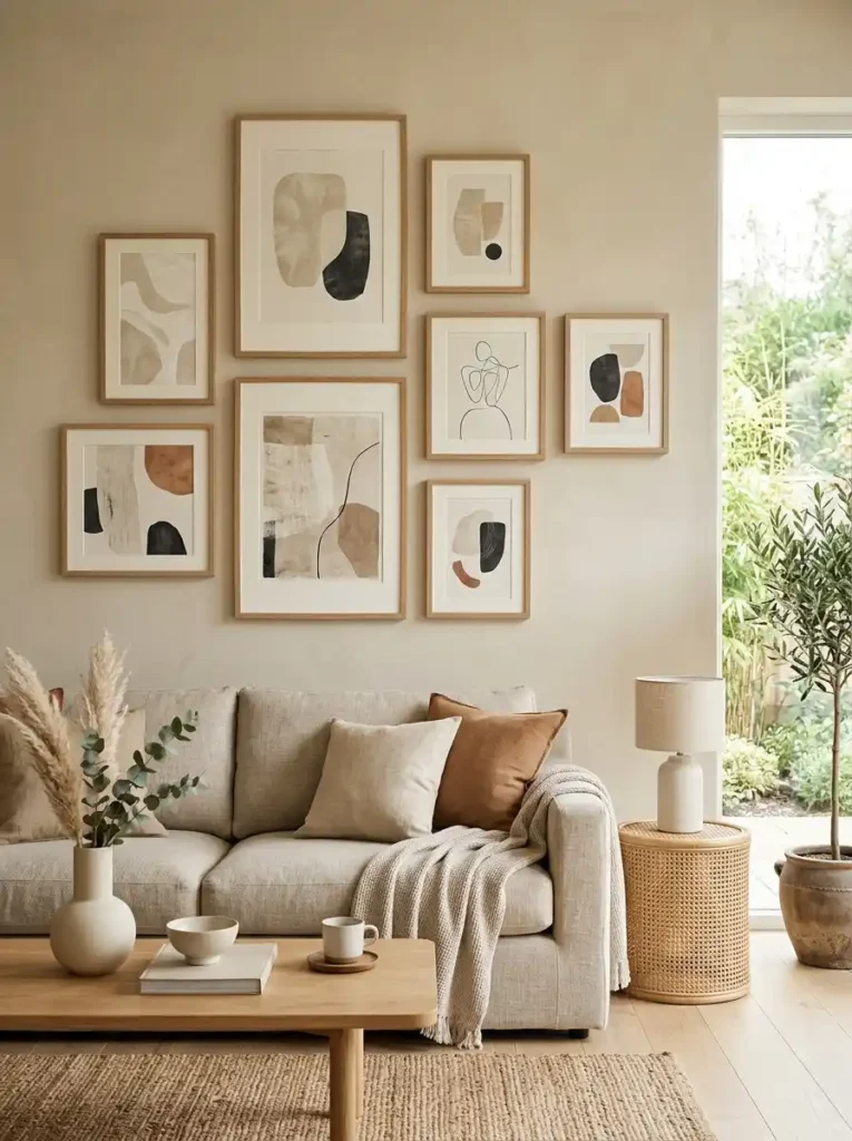  Oversized Circular Wood Wall Art