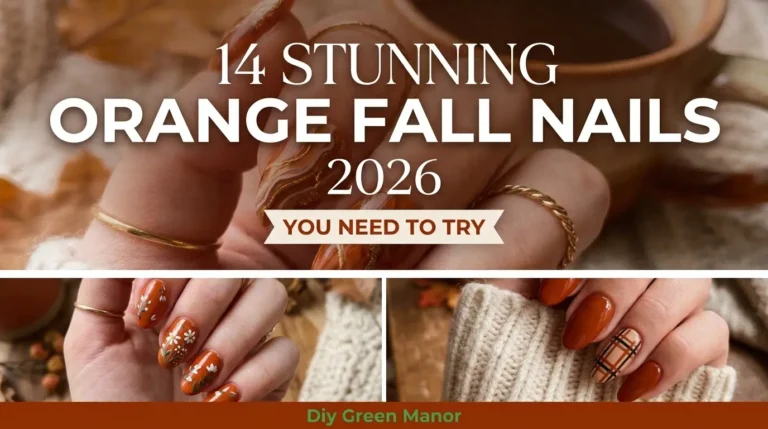 14 Stunning Orange Fall Nails 2026 You Need to Try