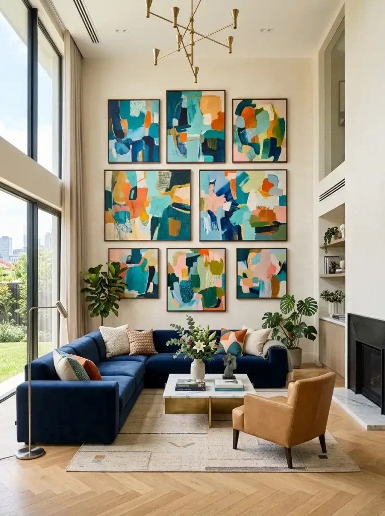 Color-Drenched Art Collections