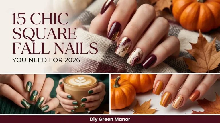 15 Chic Square Fall Nails You Need for 2026