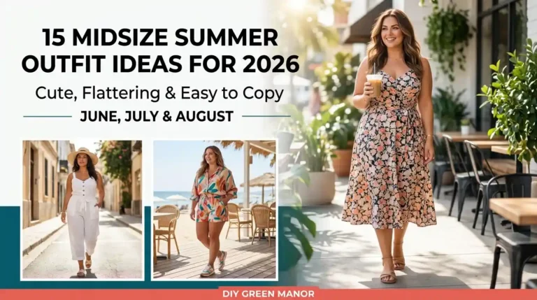 15 Midsize Summer Outfit Ideas for 2026 That Are Cute, Flattering & Easy to Copy for June, July & August