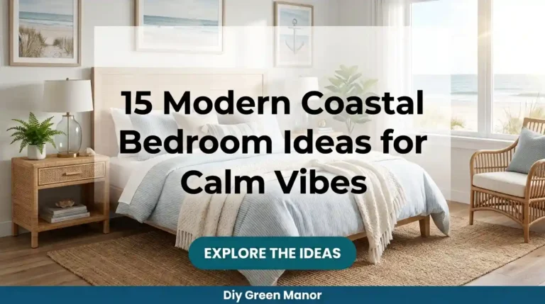 15 Modern Coastal Bedroom Ideas for Calm Vibes