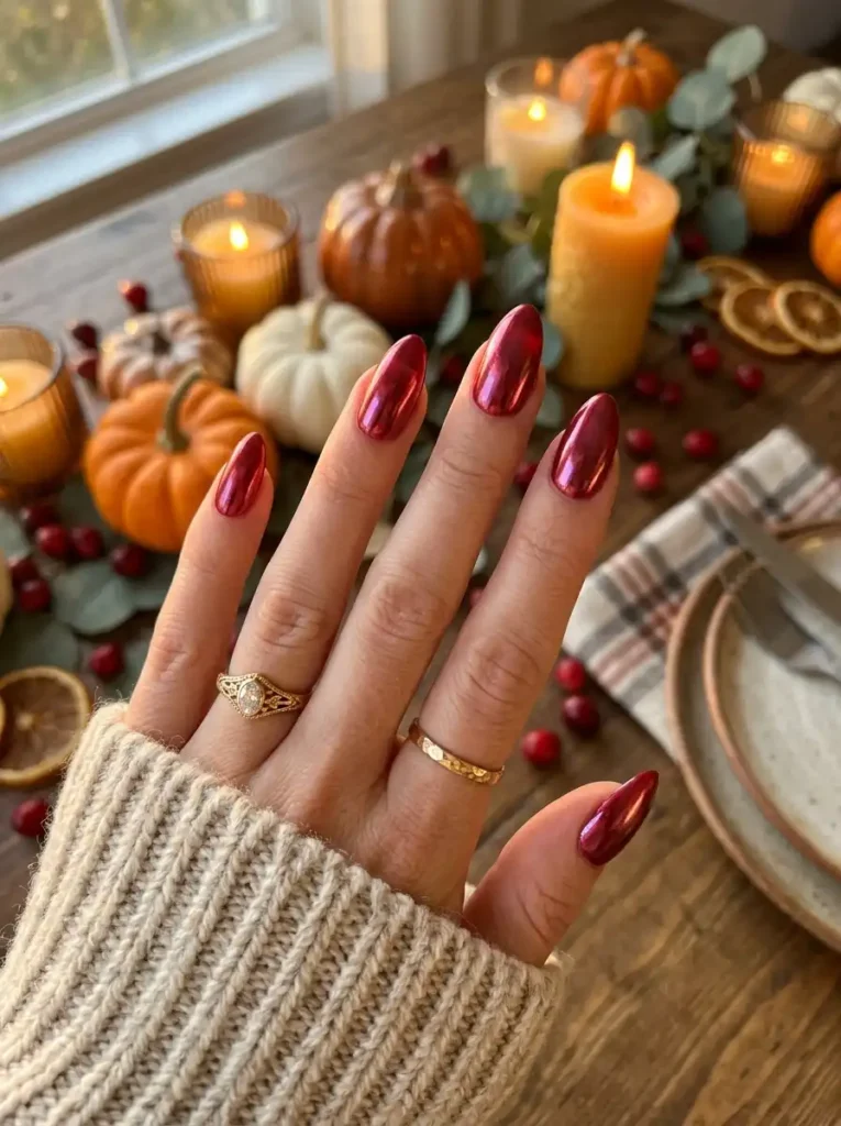  Cranberry Glazed Nails