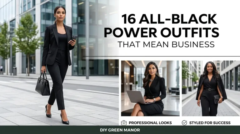 16 All-Black Power Outfits That Mean Business