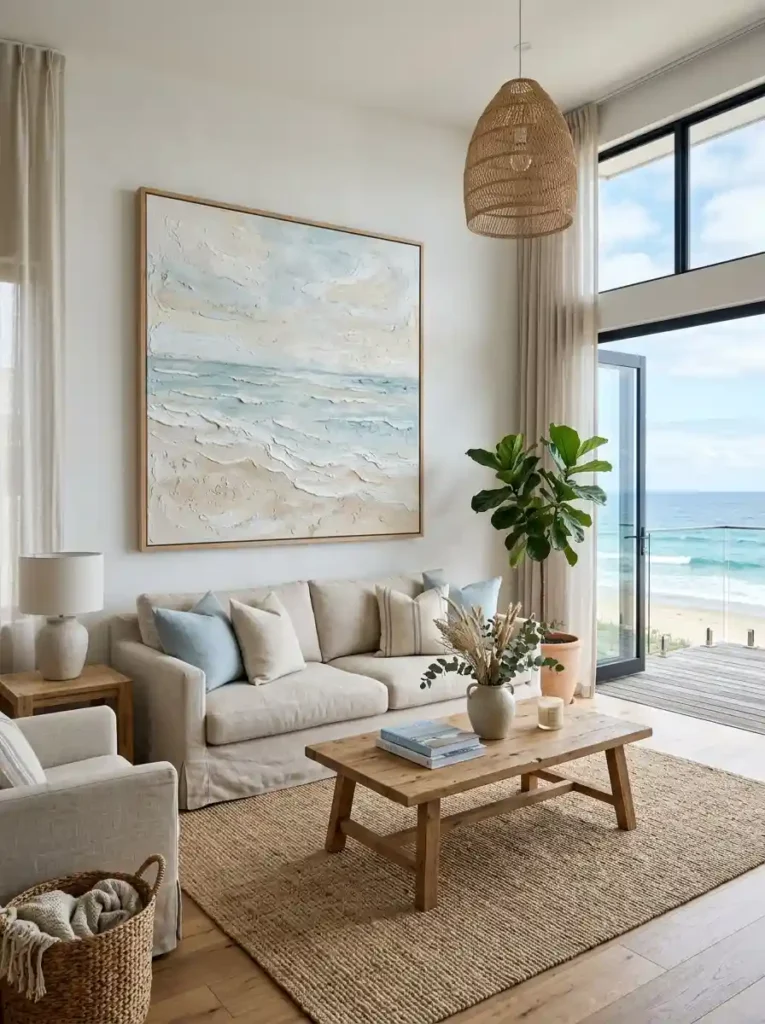  Coastal-Inspired Textured Art
