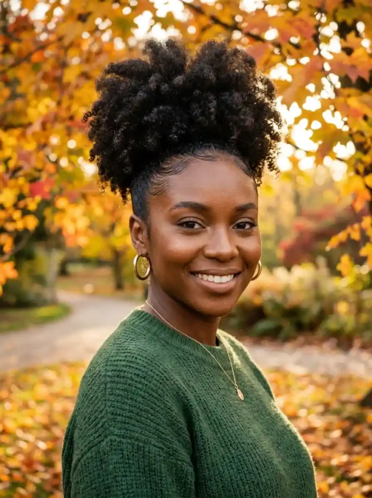 High Puff with Defined Coils
