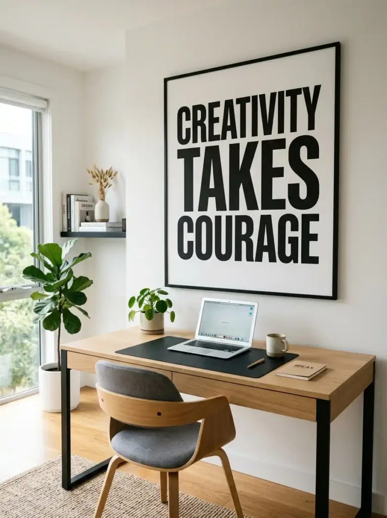 Oversized Typography Prints