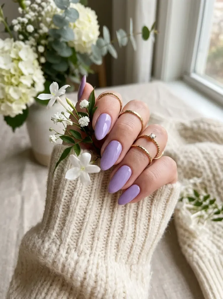 Deep Plum Velvet Cat-Eye Nails