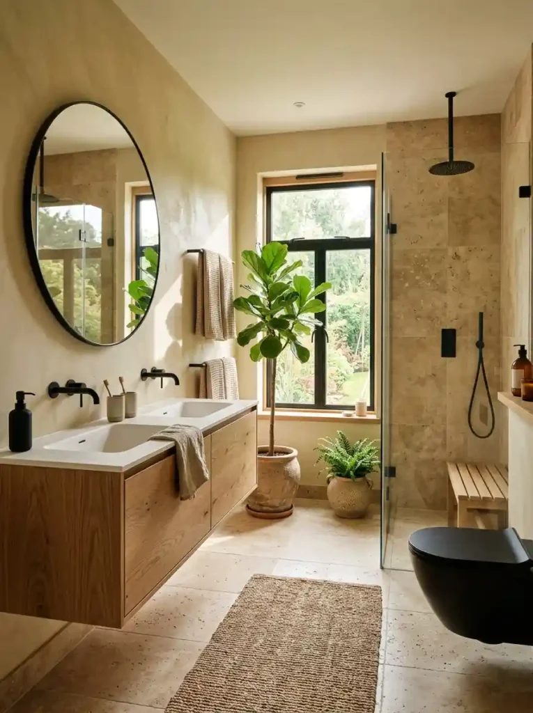  Modern Organic Bathroom