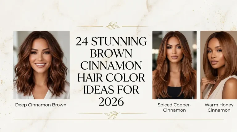24 Stunning Brown Cinnamon Hair Color Ideas for 2026