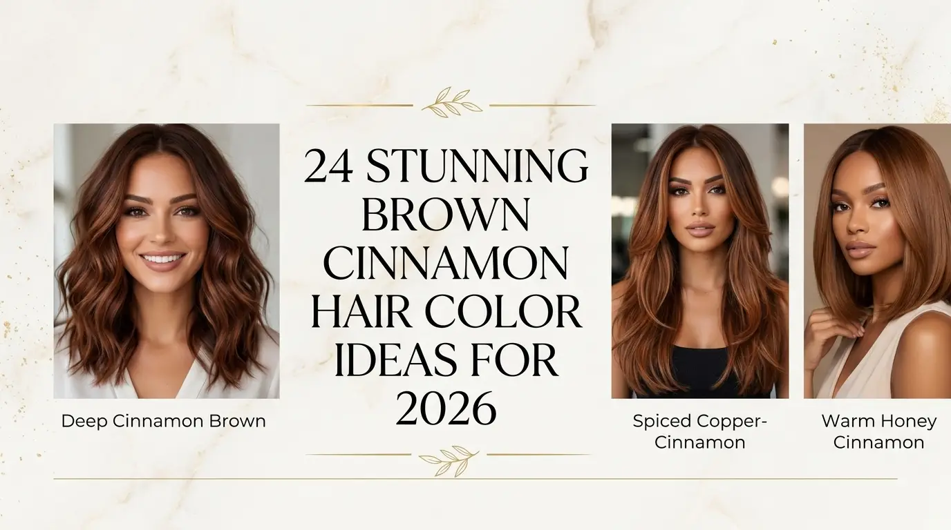 24 Stunning Brown Cinnamon Hair Color Ideas for 2026