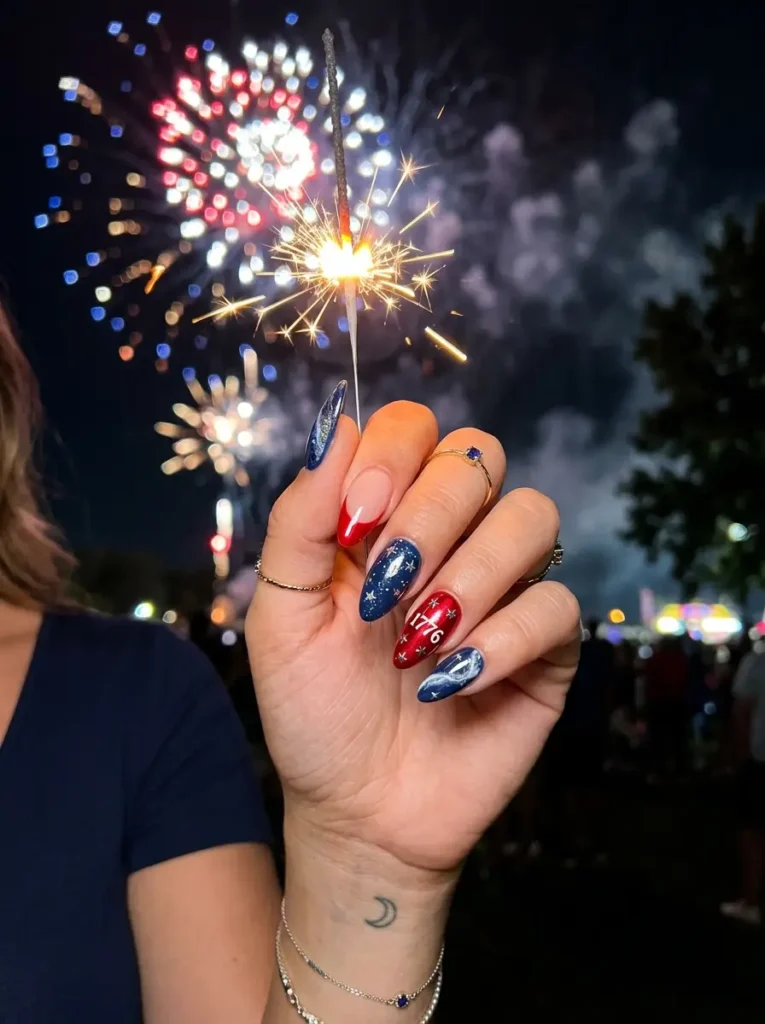 Luxe Mixed Patriotic Nail Set