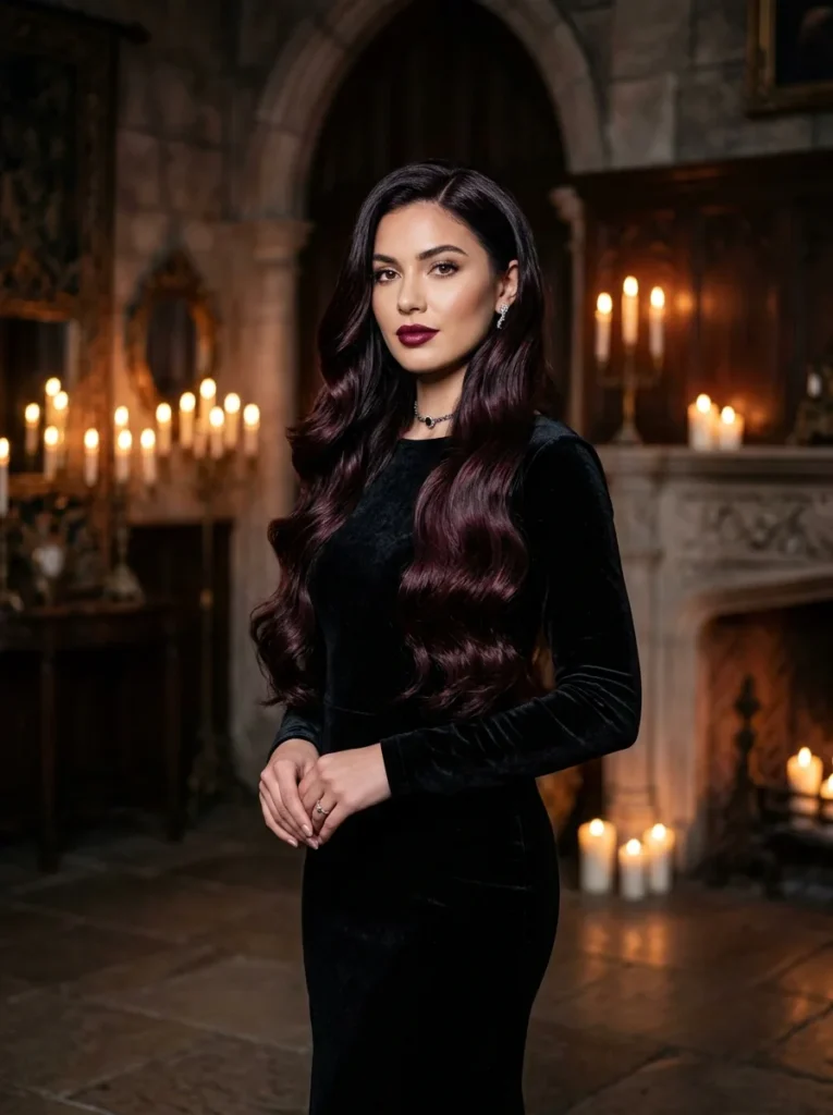 Black Cherry Cola Hair