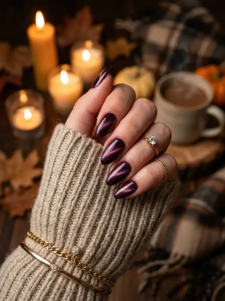 Lilac French Tip Nails