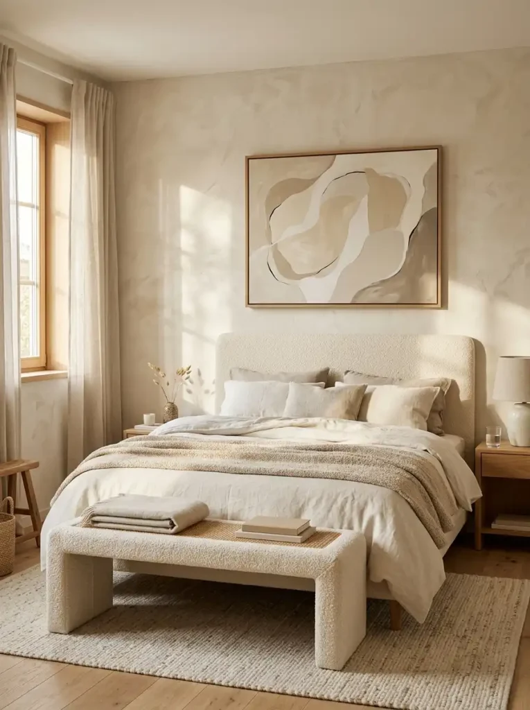  Soft Neutral Abstract Art