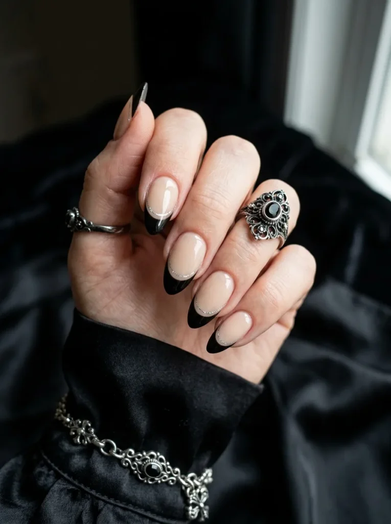  Gothic French Tips