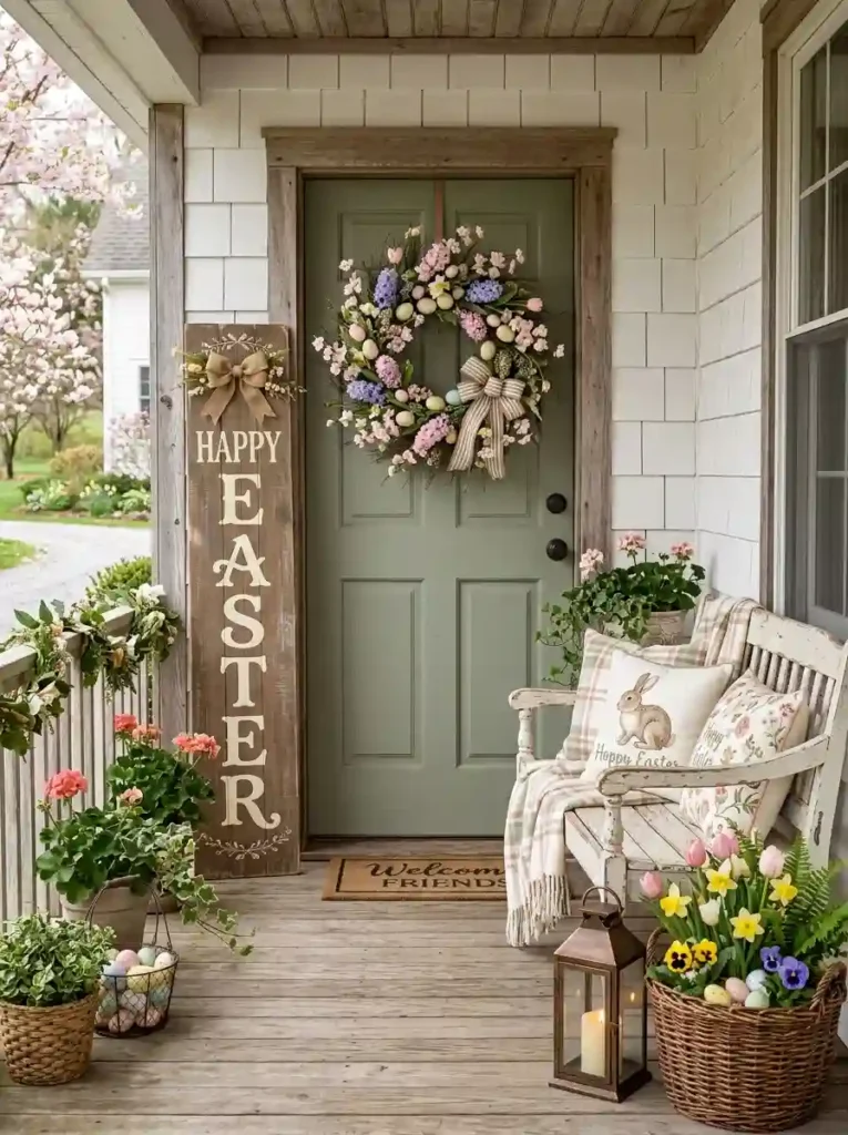  Rustic Wooden Easter Sign