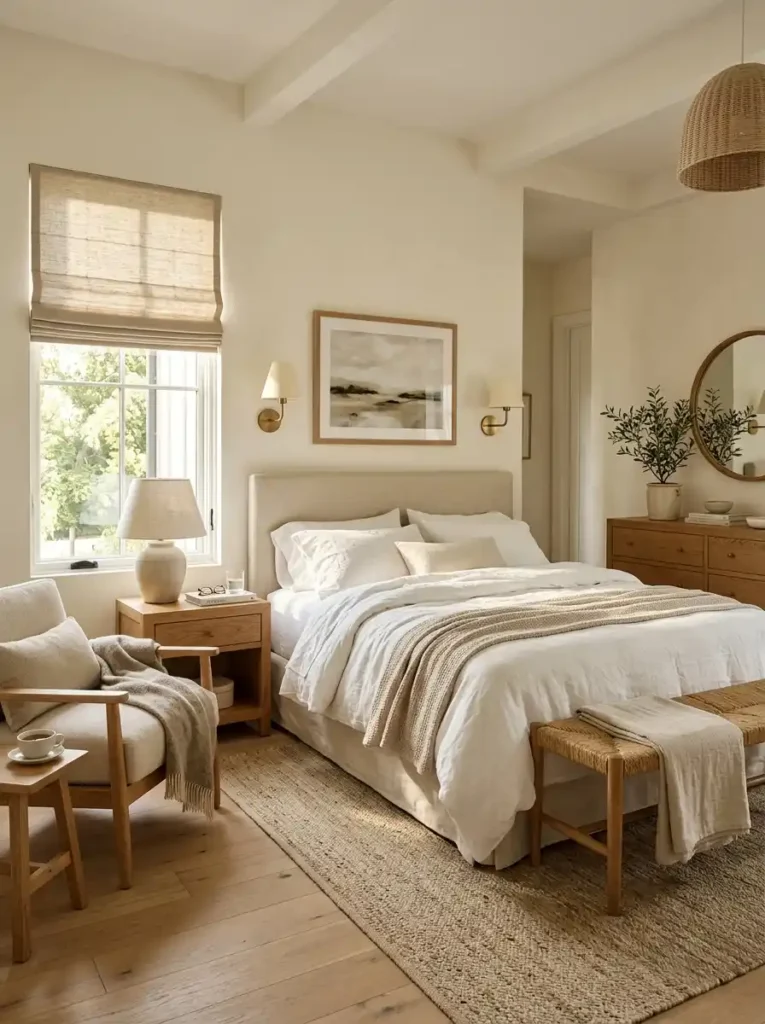 . Soft Neutral Roman Shades