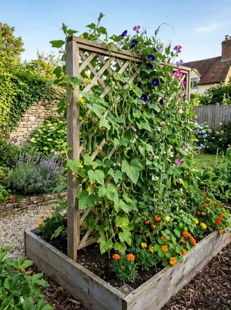 Trellis for Climbing Vegetables