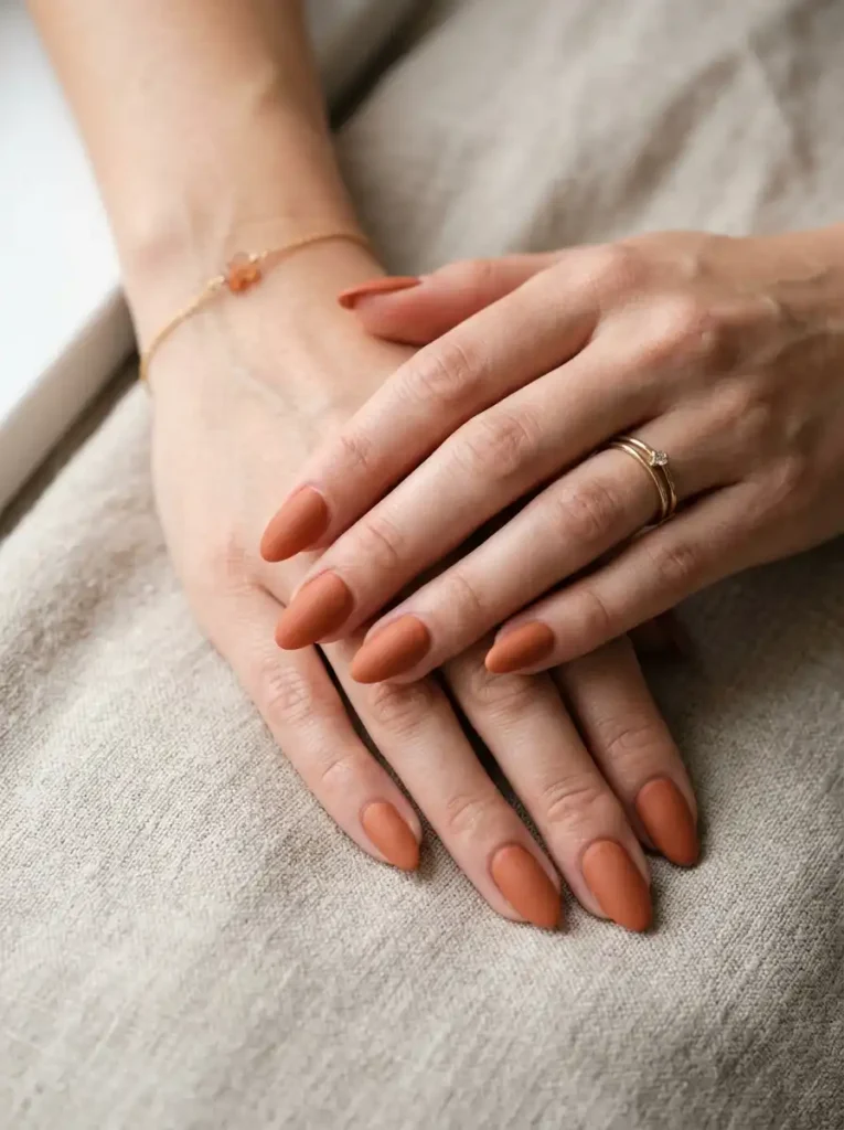  Warm Terracotta Nails